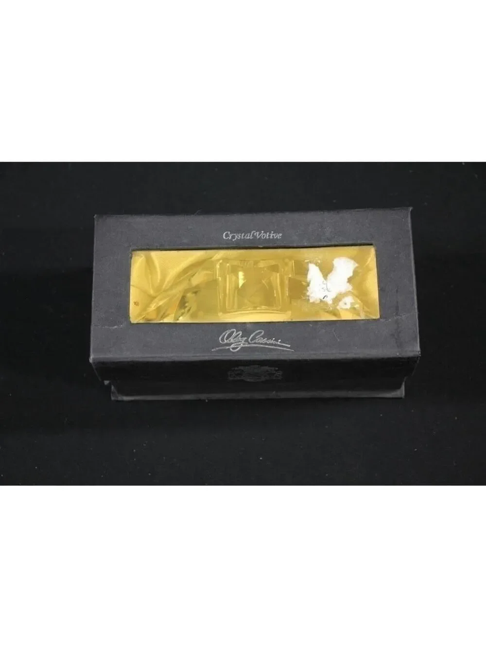 Rosenthal Crystal Candlestick Holder, Vintage NIB